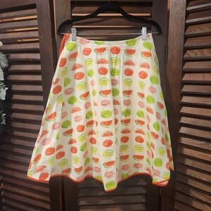 Modcloth Fruity Delight Skater Skirt